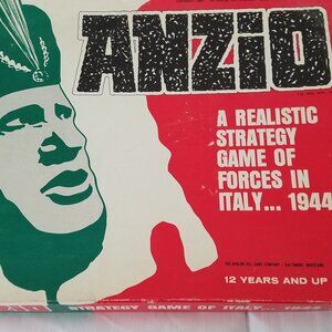 Vintage Avalon Hill Strategy Board game - Anzio